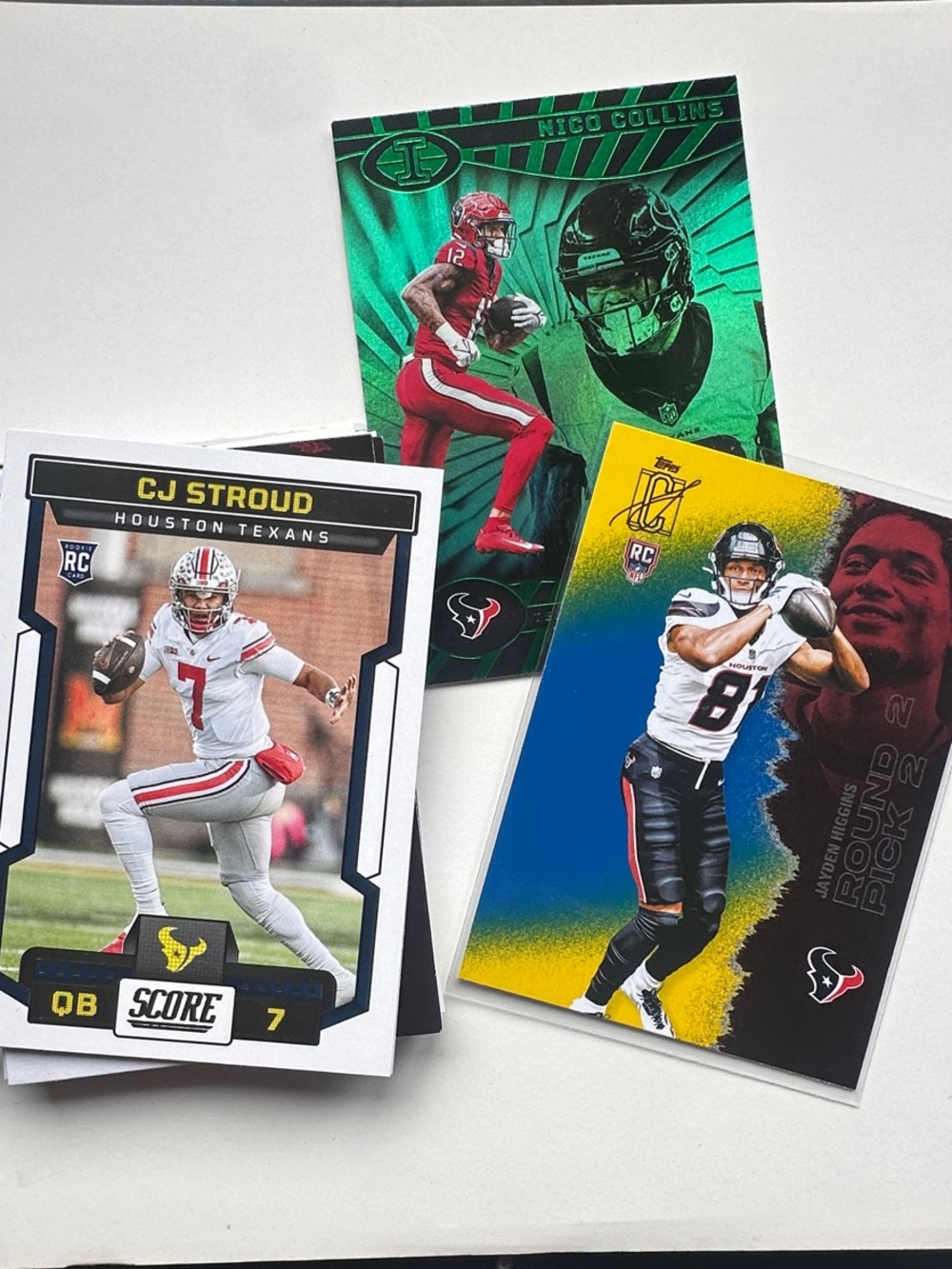 Panini and Topps Football Cards- Houston Texans